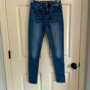 American Eagle hi rise jeans